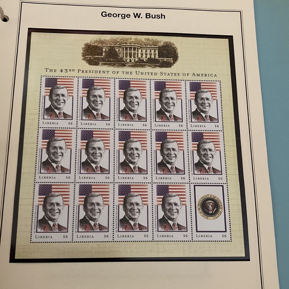 Stamp book: America Presidents - Picture 13 of 13